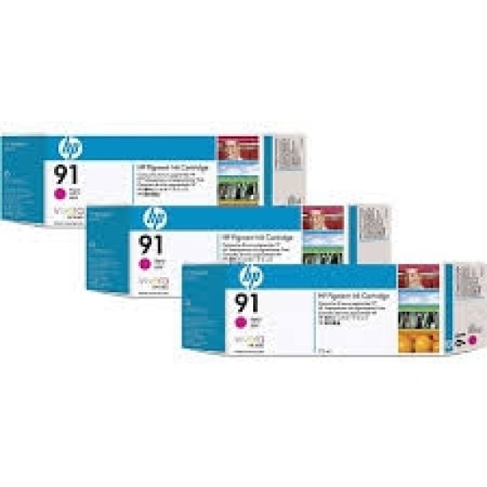 HP C9484A 91 Kırmızı Orjinal Plotter Kartuş 3lü Paket - Designjet Z6100 T1339 HP C9484A 91 Kırmızı Orjinal Plotter Kartuş 3lü Paket - Designjet Z6100 T1339
