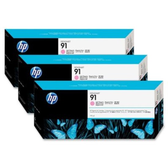 HP C9487A 91 Açık Kırmızı Orjinal Plotter Kartuş 3lü Paket - DesignJet Z6100 T1338 HP C9487A 91 Açık Kırmızı Orjinal Plotter Kartuş 3lü Paket - DesignJet Z6100 T1338