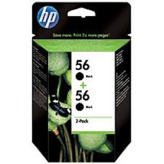 HP C9502AE 56 2li Paket Siyah Orjinal Kartuş - Deskjet 450 T2812 HP C9502AE 56 2li Paket Siyah Orjinal Kartuş - Deskjet 450 T2812