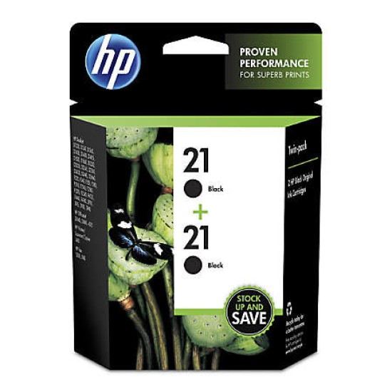 HP C9508 21 2'li Paket Siyah Orijinal Kartuş T8695 HP C9508 21 2'li Paket Siyah Orijinal Kartuş T8695