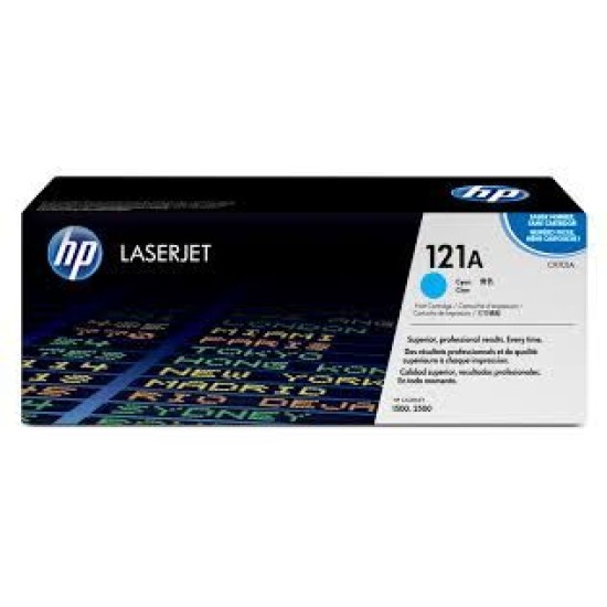HP C9701A 121A Mavi Orjinal Toner - LaserJet 1500 HP C9701A 121A Mavi Orjinal Toner - LaserJet 1500