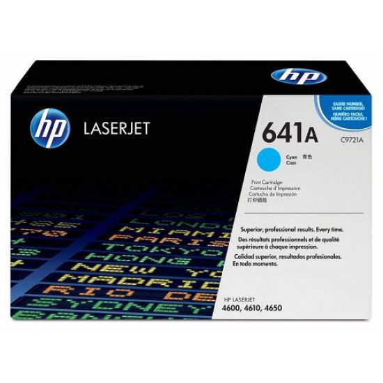 HP C9721A 641A Mavi Orjinal Toner - LaserJet 4600 T4937 HP C9721A 641A Mavi Orjinal Toner - LaserJet 4600 T4937