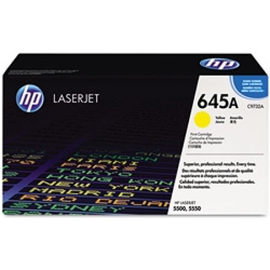 HP C9732A 645A Sarı Orjinal Toner - Laserjet 5500 / 5550dn T4668 HP C9732A 645A Sarı Orjinal Toner - Laserjet 5500 / 5550dn T4668