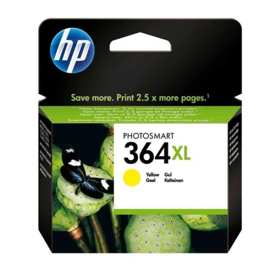 HP CB325E 364XL Sarı Orjinal Kartuş - C5380 / C6380  T2788