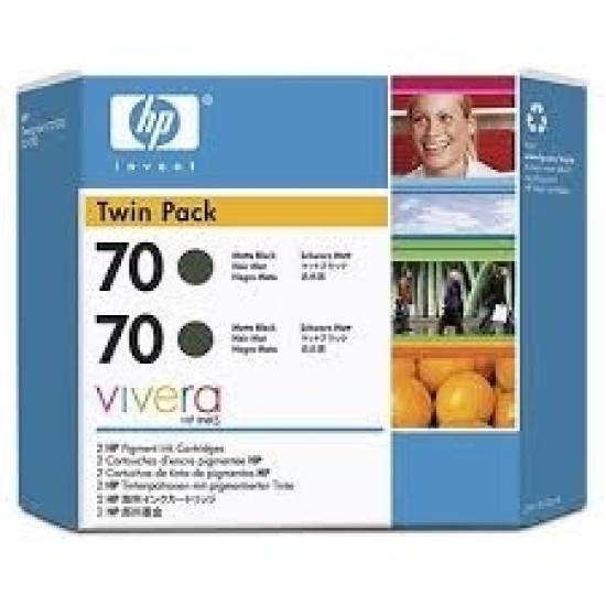 HP CB339A 70 Mat Siyah Orjinal Kartuş 2li Paket - Designjet Z2100 T1331 HP CB339A 70 Mat Siyah Orjinal Kartuş 2li Paket - Designjet Z2100 T1331