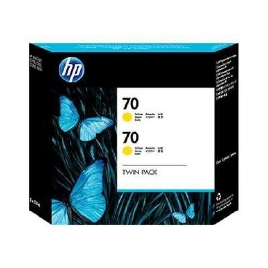 HP CB345A 70 Sarı Orjinal Kartuş 2liPaket - Designjet Z2100 T2775 HP CB345A 70 Sarı Orjinal Kartuş 2liPaket - Designjet Z2100 T2775
