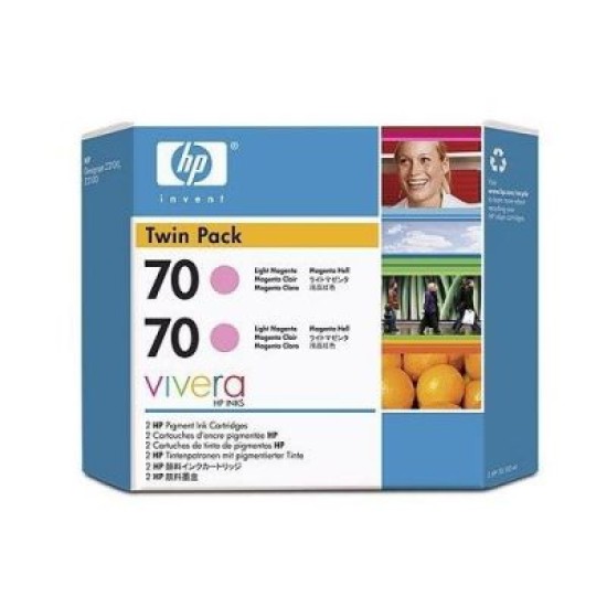 HP CB346A 70 Açık Kırmızı Orjinal Kartuş 2li Paket - Designjet Z2100 T1328 HP CB346A 70 Açık Kırmızı Orjinal Kartuş 2li Paket - Designjet Z2100 T1328