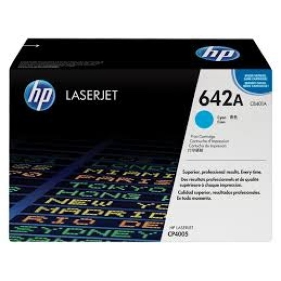 HP CB401A 642A Mavi Orjinal Toner - LaserJet CP4005n T4236 HP CB401A 642A Mavi Orjinal Toner - LaserJet CP4005n T4236
