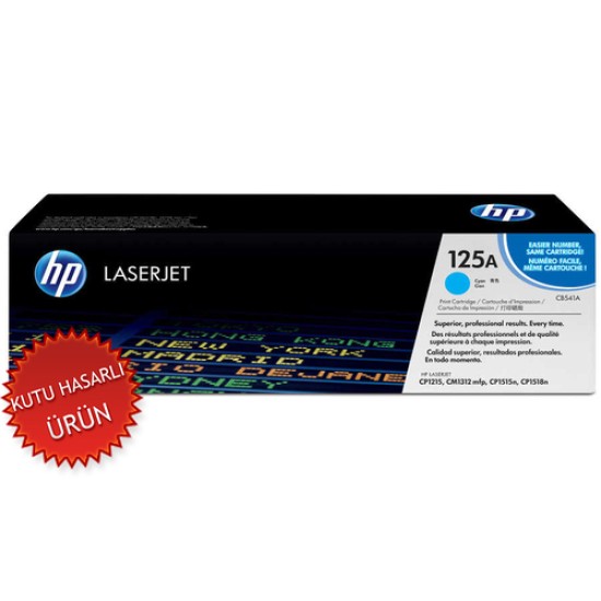 HP CB541A 125A Mavi Orjinal Toner - LaserJet CP1215 CF373AMden Ayrılma HP CB541A 125A Mavi Orjinal Toner - LaserJet CP1215 CF373AMden Ayrılma