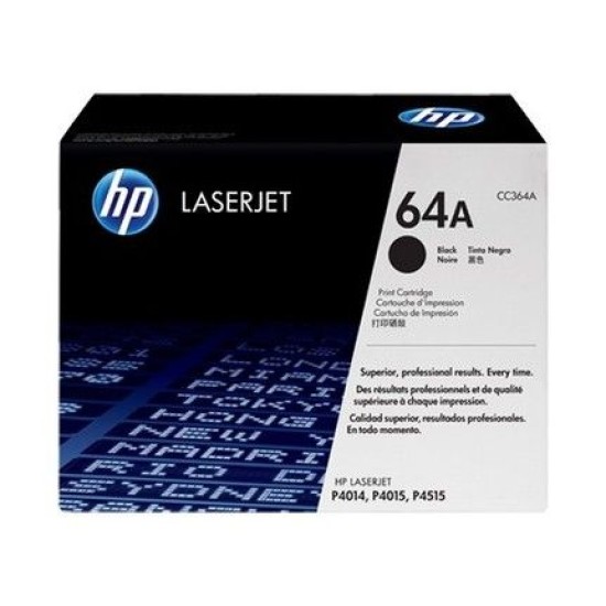 HP CC364A 64A Siyah Orjinal Toner - LaserJet P4015 T9260 HP CC364A 64A Siyah Orjinal Toner - LaserJet P4015 T9260