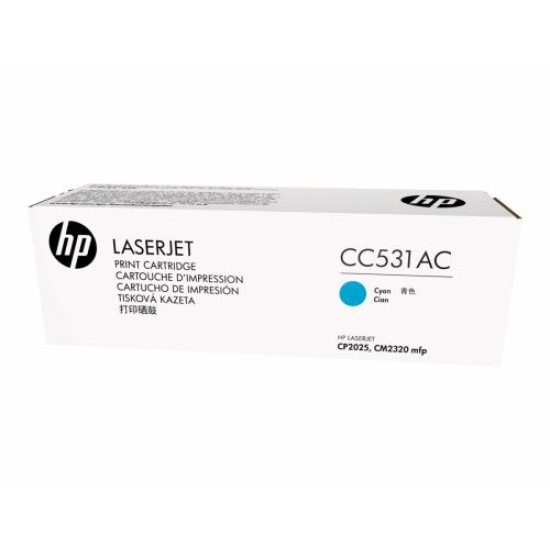 HP CC531AC 304A Mavi Orjinal Toner - LaserJet CP2025n T4034 HP CC531AC 304A Mavi Orjinal Toner - LaserJet CP2025n T4034