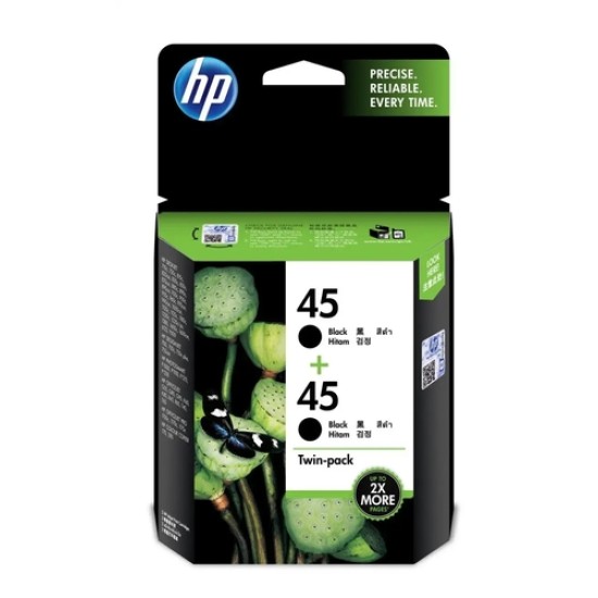 HP CC625AA 51645A 2li Paket Siyah Orjinal Kartuş - DeskJet 712 HP CC625AA 51645A 2li Paket Siyah Orjinal Kartuş - DeskJet 712