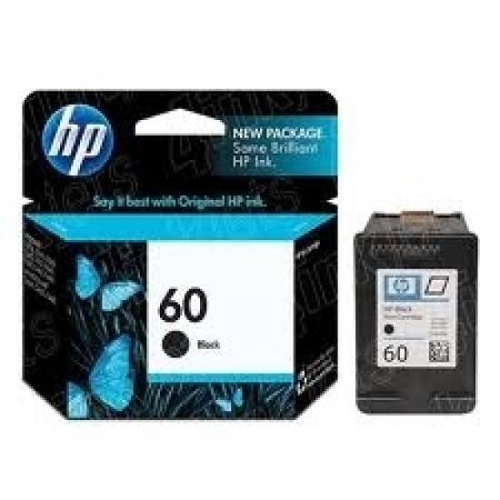 HP CC640WN 60 Siyah Orjinal Kartuş - Envy 110 / 111 T1707 HP CC640WN 60 Siyah Orjinal Kartuş - Envy 110 / 111 T1707