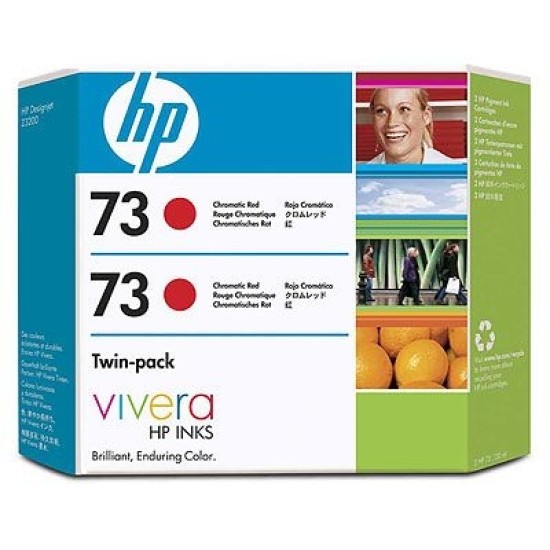 HP CD952A 73 Kromatik Kırmızı Orjinal Plotter Kartuşu 2li Paket - Z3200 T1237 HP CD952A 73 Kromatik Kırmızı Orjinal Plotter Kartuşu 2li Paket - Z3200 T1237