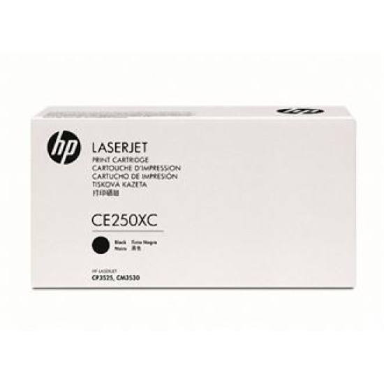HP CE250XC 504X Siyah Orjinal Toner Yüksek Kapasite - CP3525 / CM3530 T3150 HP CE250XC 504X Siyah Orjinal Toner Yüksek Kapasite - CP3525 / CM3530 T3150