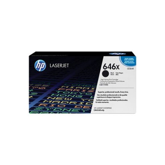 HP CE264X 646X Siyah Orjinal Toner - CM4540 / CM4540F T3430