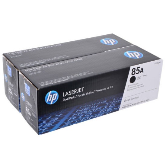HP CE285AF 85A Siyah 2li Paket Orjinal Toner - P1102w / M1217nfw T7644