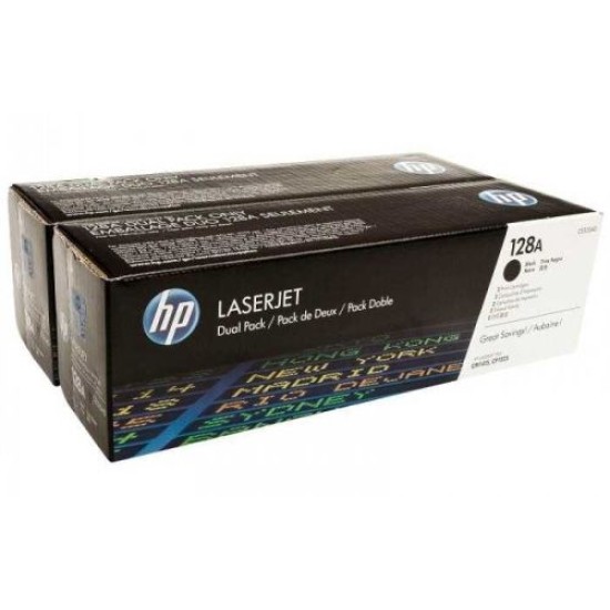 HP CE320AD 128A Siyah 2li Paket Orjinal Toner - CP1525 / CM1415 T10073 HP CE320AD 128A Siyah 2li Paket Orjinal Toner - CP1525 / CM1415 T10073