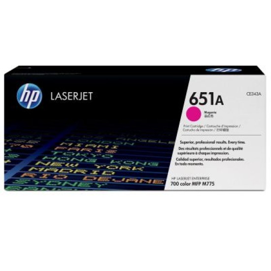 HP CE343A 651A Kırmızı Orjinal Toner - Laserjet M775dn / M775z T3771 HP CE343A 651A Kırmızı Orjinal Toner - Laserjet M775dn / M775z T3771