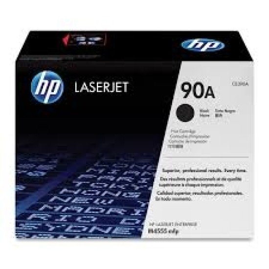 HP CE390A 90A Siyah Orjinal Toner - LaserJet M4555MFP T3949 HP CE390A 90A Siyah Orjinal Toner - LaserJet M4555MFP T3949