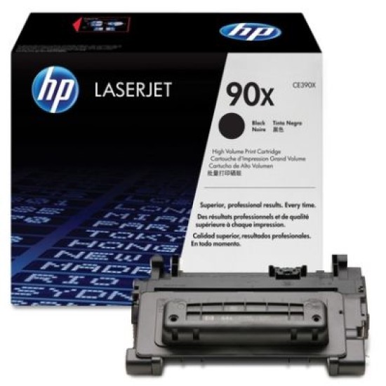 HP CE390X 90X Siyah Orjinal Toner - LaserJet M4555MFP T3606 HP CE390X 90X Siyah Orjinal Toner - LaserJet M4555MFP T3606