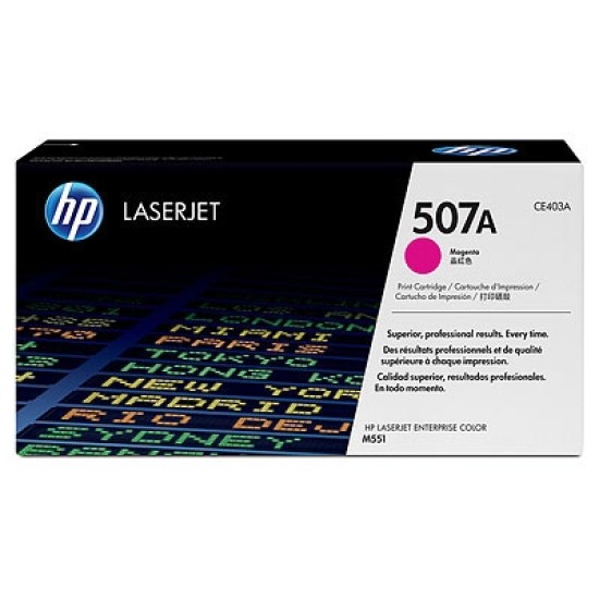 HP CE403A 507A Kırmızı Orjinal Toner - Laserjet M551 / M570 T3849 HP CE403A 507A Kırmızı Orjinal Toner - Laserjet M551 / M570 T3849