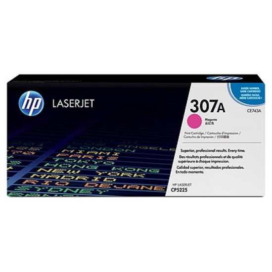 HP CE743A 307A Kırmızı Orjinal Toner - LaserJet CP5225 T3939