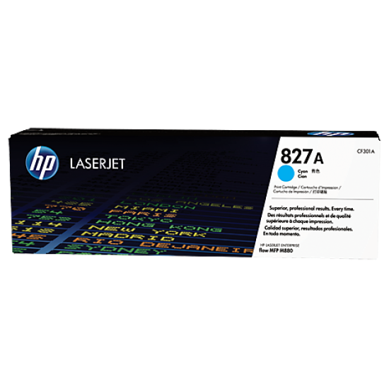 HP CF301A 827A Mavi Orjinal Toner - LaserJet M880z T6764