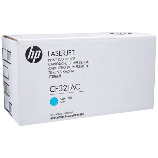 HP CF321AC 653A Mavi Orjinal Toner - LaserJet  M680 T3086