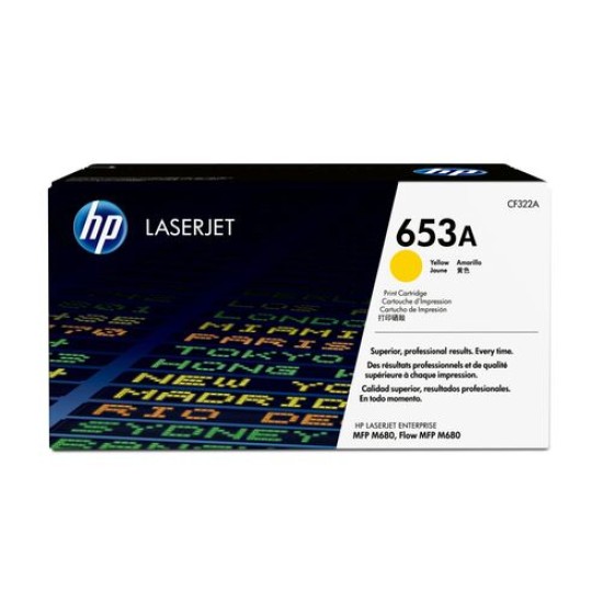 HP CF322A 653A Sarı Orjinal Toner - LaserJet M680 T13074 HP CF322A 653A Sarı Orjinal Toner - LaserJet M680 T13074