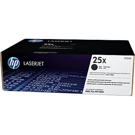 HP CF325X 25X Siyah Orjinal Toner - LaserJet M806 / M830 T4650 HP CF325X 25X Siyah Orjinal Toner - LaserJet M806 / M830 T4650
