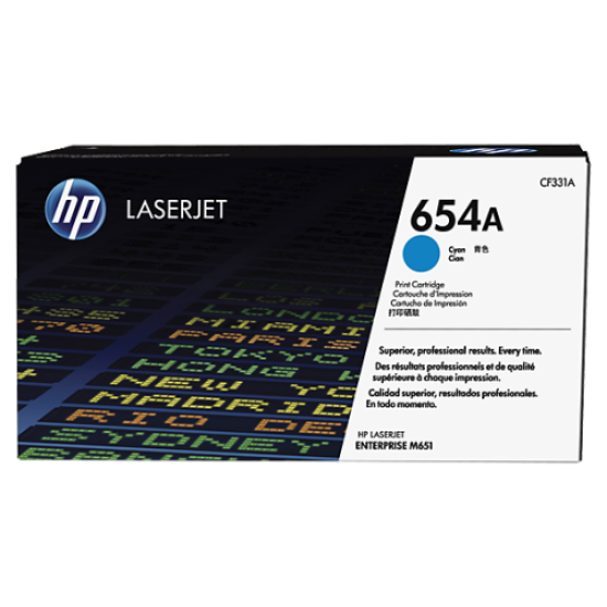 HP CF331A 654A Mavi Orjinal Toner - LaserJet M651 T7491