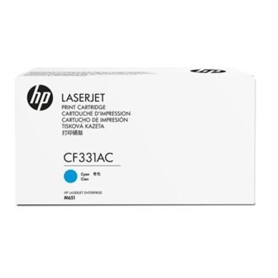 HP CF331AC 654A Mavi Orjinal Toner - LaserJet M651 T3324