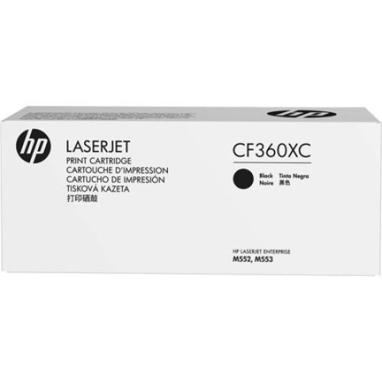 HP CF360XC 508X Siyah Orjinal Toner - M552 / M553 T7262 HP CF360XC 508X Siyah Orjinal Toner - M552 / M553 T7262