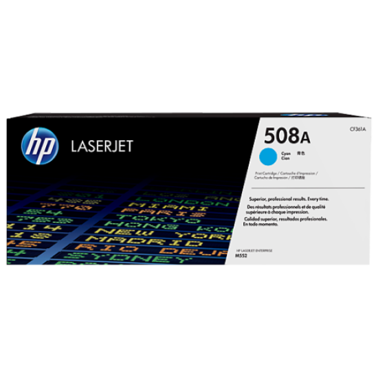 HP CF361A 508A Mavi Orjinal Toner - M552 / M553 T10985 HP CF361A 508A Mavi Orjinal Toner - M552 / M553 T10985