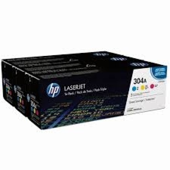 HP CF372AM CC531A+CC532A+CC533A 304A 3lü Paket Orjinal Toner T5663 HP CF372AM CC531A+CC532A+CC533A 304A 3lü Paket Orjinal Toner T5663