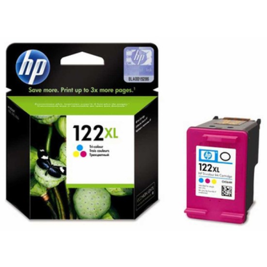 HP CH564HE 122XL Renkli Orjinal Kartuş T6463