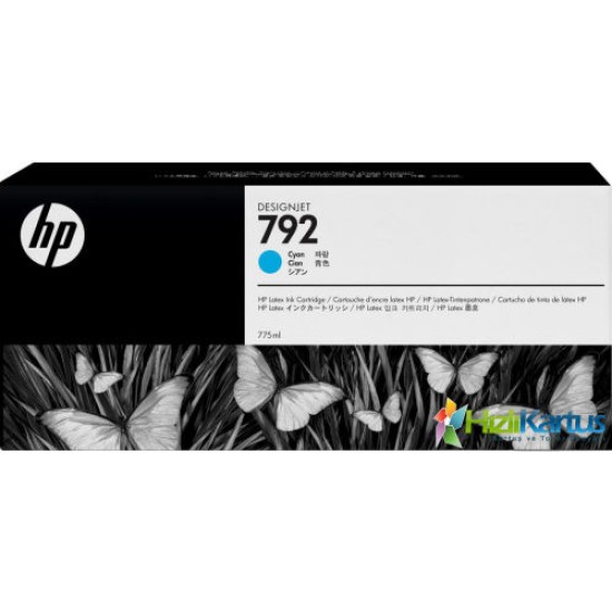 HP CN706A 792 Orjinal Mavi Lateks Kartuş - L26500 T7665 HP CN706A 792 Orjinal Mavi Lateks Kartuş - L26500 T7665