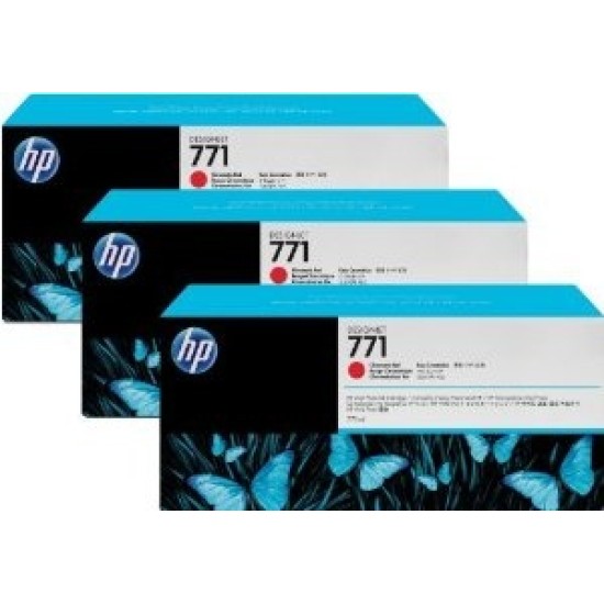 HP CR251A 771 3lü Kromatik Kırmızı Orjinal Kartuş - DesignJet Z6200 T2866 HP CR251A 771 3lü Kromatik Kırmızı Orjinal Kartuş - DesignJet Z6200 T2866