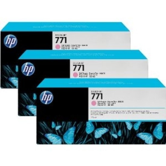 HP CR254A 771 3lü Açık Kırmızı Orjinal Kartuş - DesignJet Z6200 T1241 HP CR254A 771 3lü Açık Kırmızı Orjinal Kartuş - DesignJet Z6200 T1241