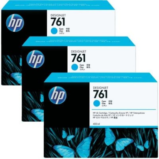 HP CR272A 761 3lü Paket Mavi Kartuş - Designjet T7100 T1243 HP CR272A 761 3lü Paket Mavi Kartuş - Designjet T7100 T1243