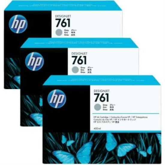 HP CR273A 761 3lü Paket Gri Kartuş - Designjet T7100 T1317 HP CR273A 761 3lü Paket Gri Kartuş - Designjet T7100 T1317
