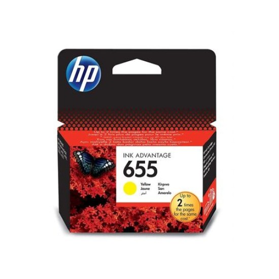 HP CZ112AE 655 Sarı Orjinal Kartuş - Deskjet 3525 T2159