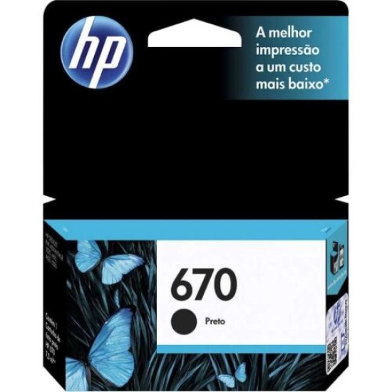 HP CZ113A 670 Siyah Orjinal Kartuş - DeskJet 3525 T15981