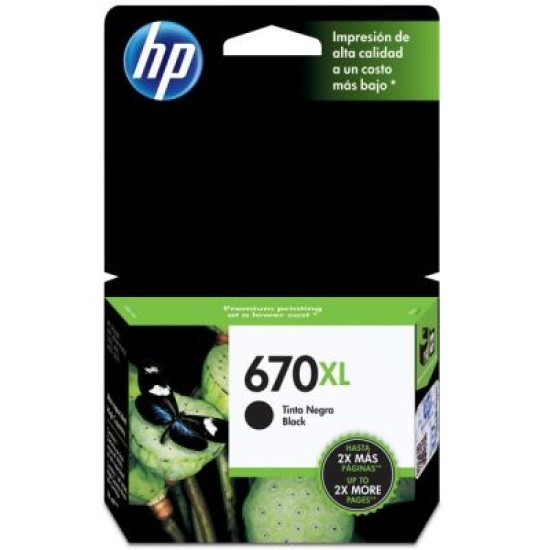 HP CZ117AB 670XL Siyah Orjinal Kartuş Yüksek Kapasite - DeskJet 3525 T1835 HP CZ117AB 670XL Siyah Orjinal Kartuş Yüksek Kapasite - DeskJet 3525 T1835
