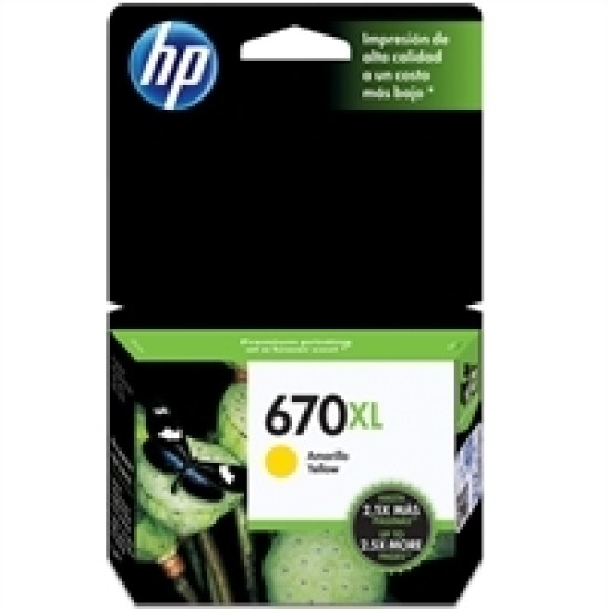 HP CZ120AB 670XL Sarı Orjinal Kartuş Yüksek Kapasite - DeskJet 3525 T1832 HP CZ120AB 670XL Sarı Orjinal Kartuş Yüksek Kapasite - DeskJet 3525 T1832