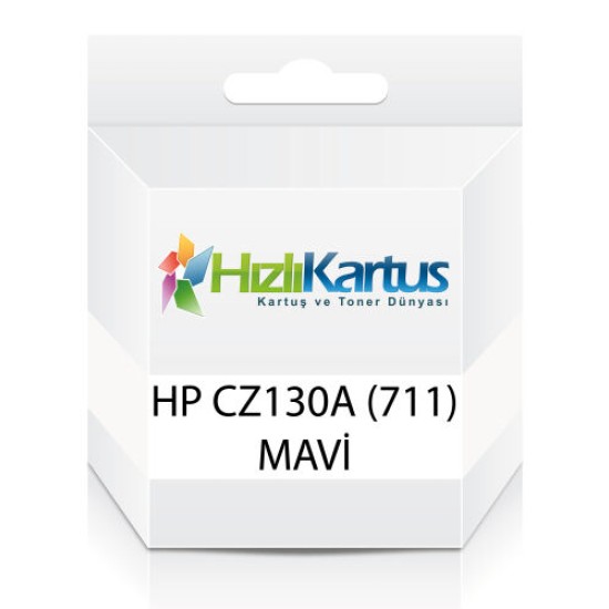 HP CZ130A 711 Mavi Muadil Kartuş - DesignJet T120 HP CZ130A 711 Mavi Muadil Kartuş - DesignJet T120