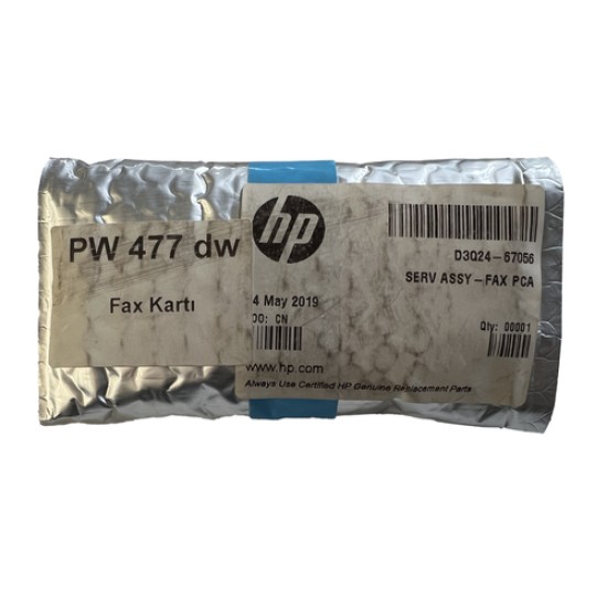 HP D3Q24-67056 Service Assembly Fax Pca - Pro 477dn HP D3Q24-67056 Service Assembly Fax Pca - Pro 477dn