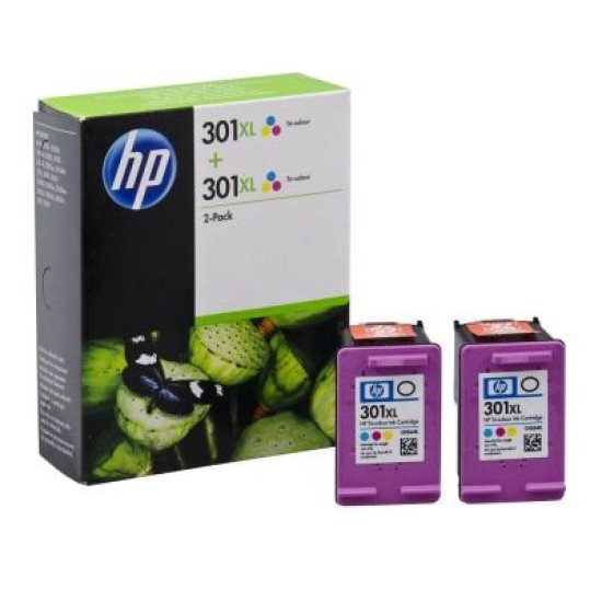 HP D8J46AE 301XL İkili Paket Renkli Orjinal Kartuş - DeskJet 1000 T1564 HP D8J46AE 301XL İkili Paket Renkli Orjinal Kartuş - DeskJet 1000 T1564