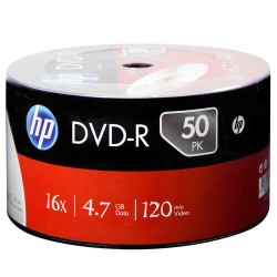 HP DME00070-3 16X 4.7 GB DVD-R 50'li Paket T13285 HP DME00070-3 16X 4.7 GB DVD-R 50'li Paket T13285